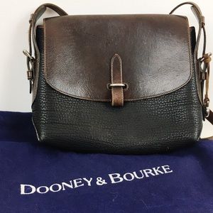 Vintage Dooney & Bourke Red Label Saddle Flap Bag